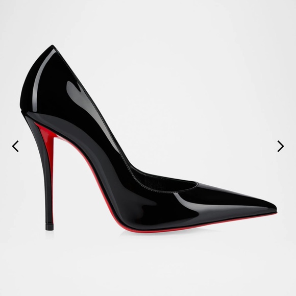 Christian Louboutin Shoes - Christian Louboutin “So Kate” authentic Black Heels with Signature Red Sole